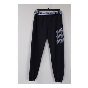 Victoria Secret Pink Black Joggers